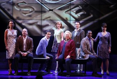 Seated - Tom Wopat, Matthew Scott, Barbara Cook, Norm Lewis. Standing - Vanessa Willi Photo
